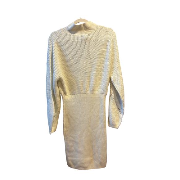 NWT MARJORELLE MONETTE IVORY SWEATER DRESS SIZE MEDIUM - Picture 6 of 11